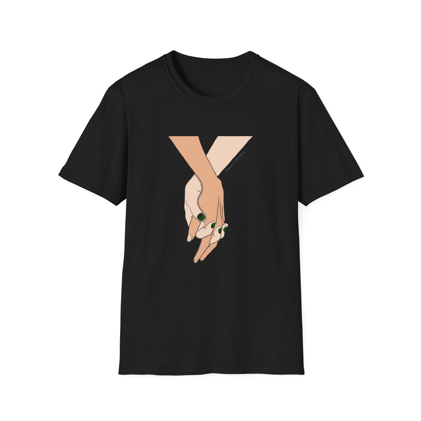 Hand Holding T-Shirt, Unisex Graphic Tee