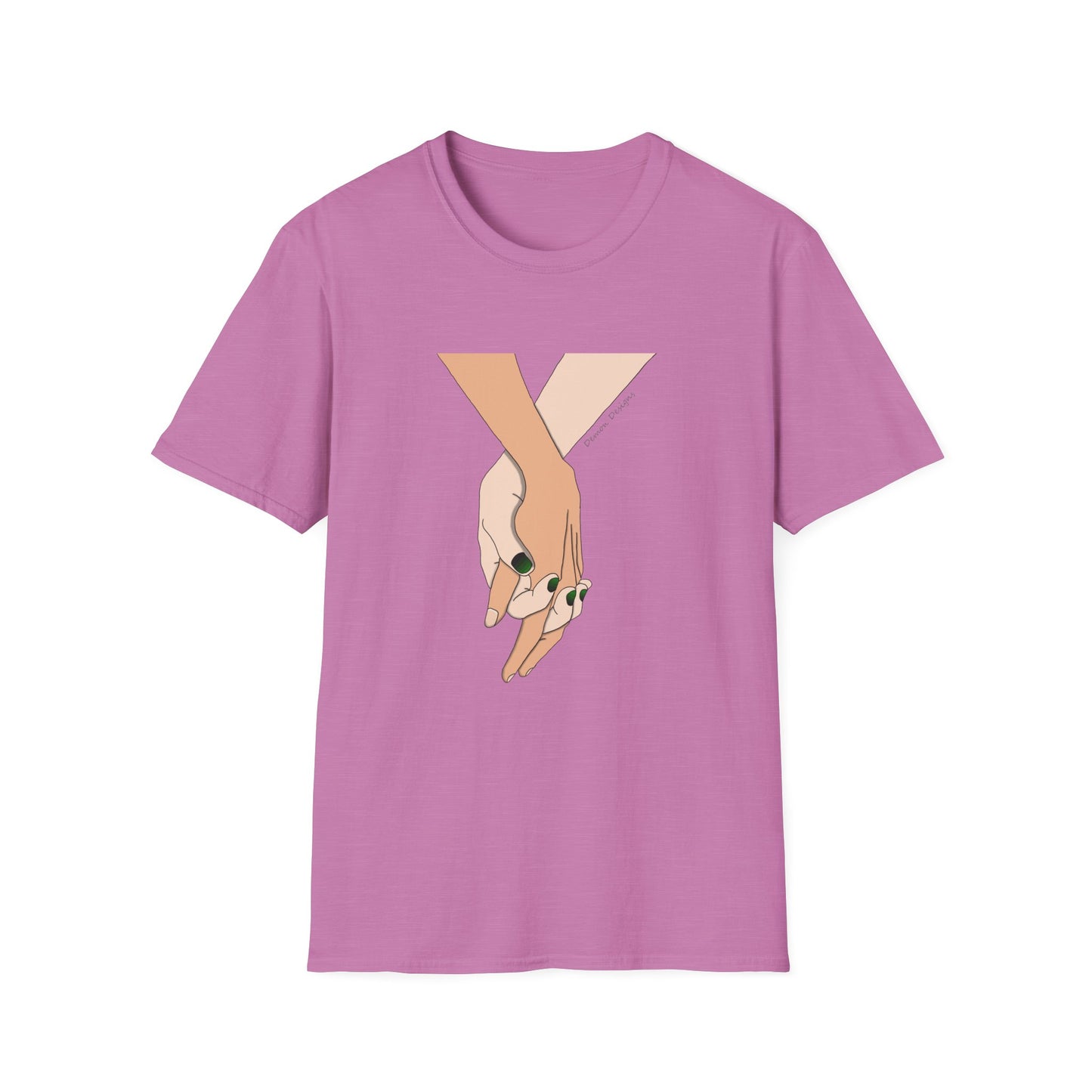 Hand Holding T-Shirt, Unisex Graphic Tee