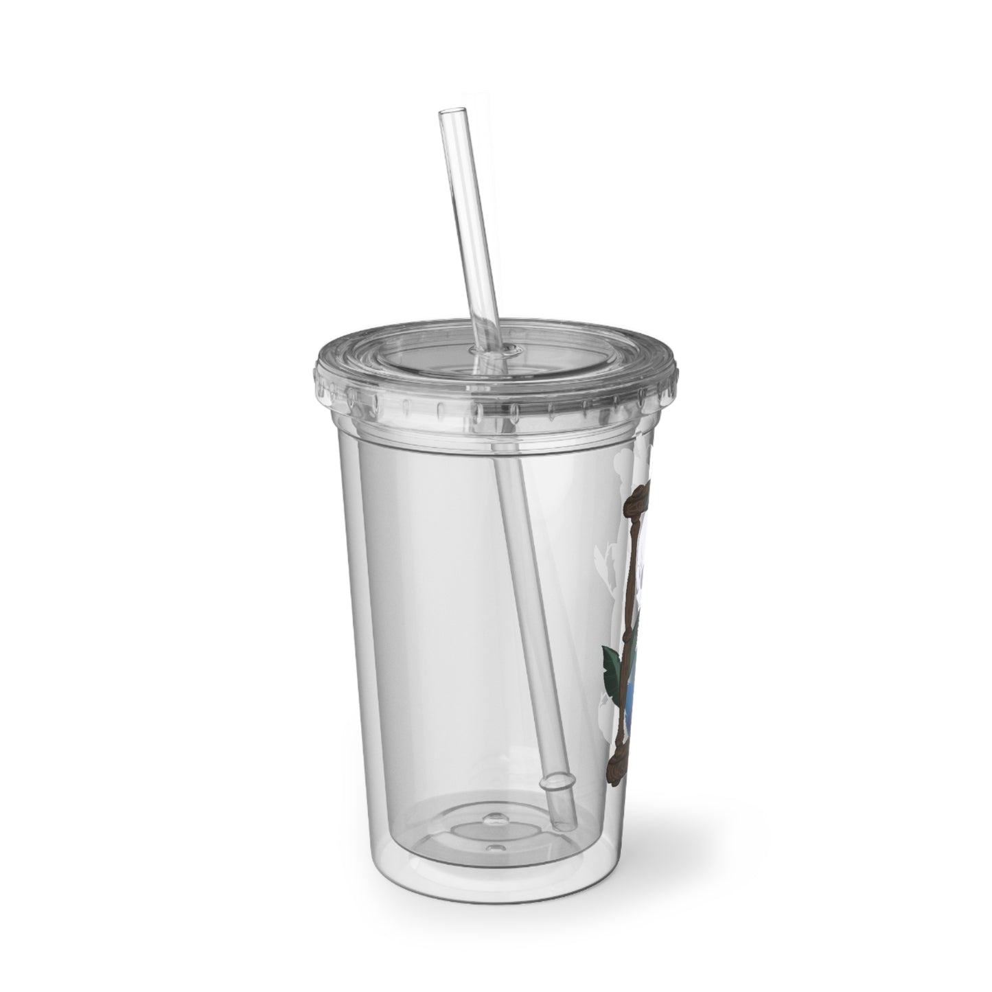 Suave Floral Acrylic Cup
