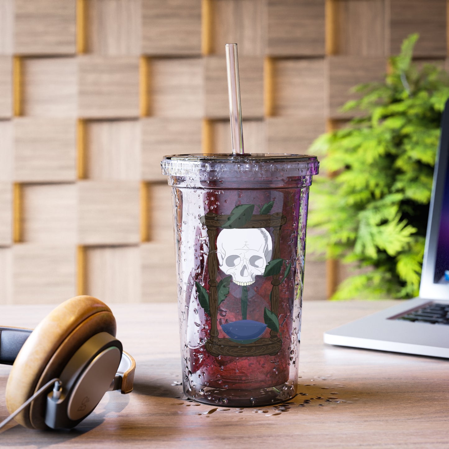 Suave Floral Acrylic Cup