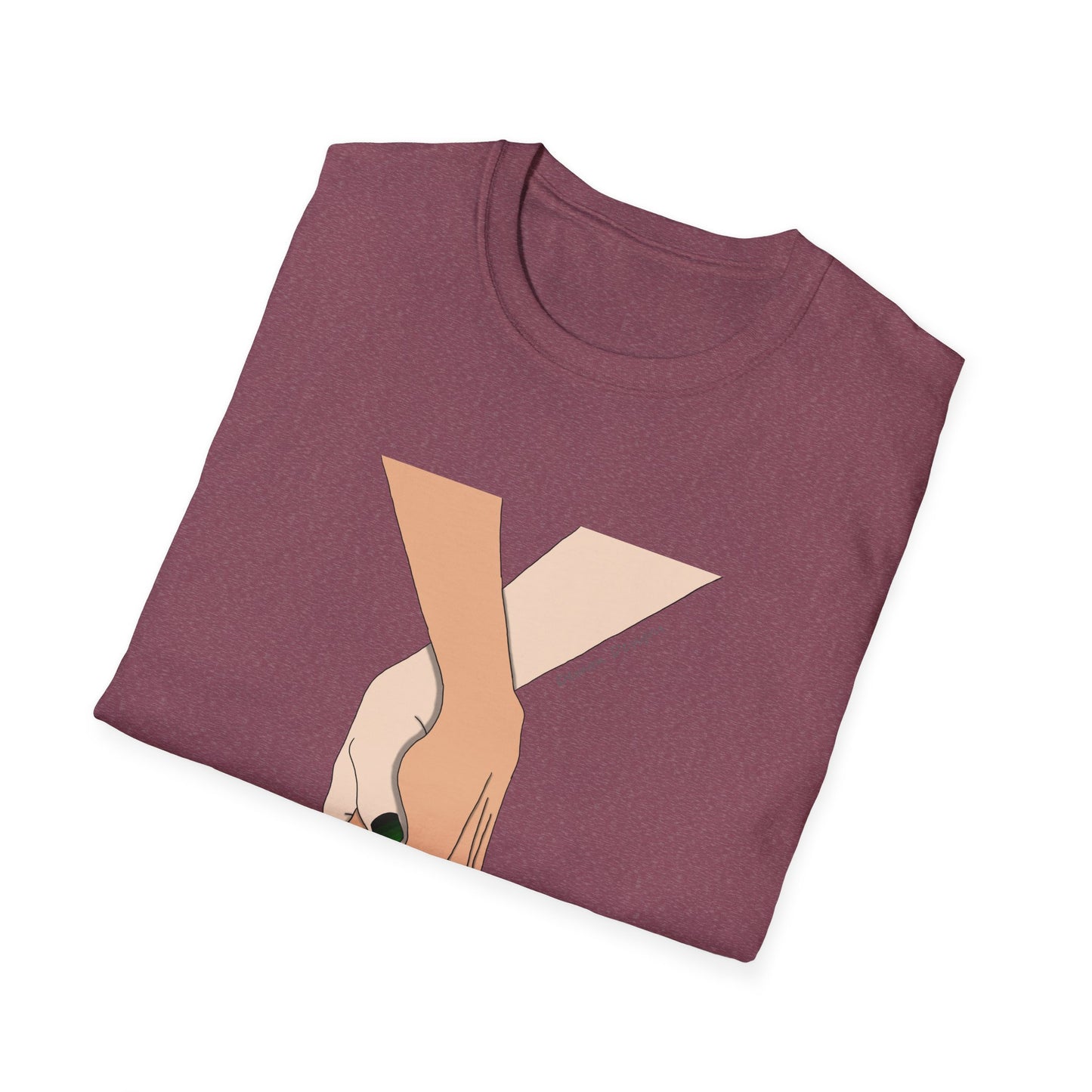 Hand Holding T-Shirt, Unisex Graphic Tee