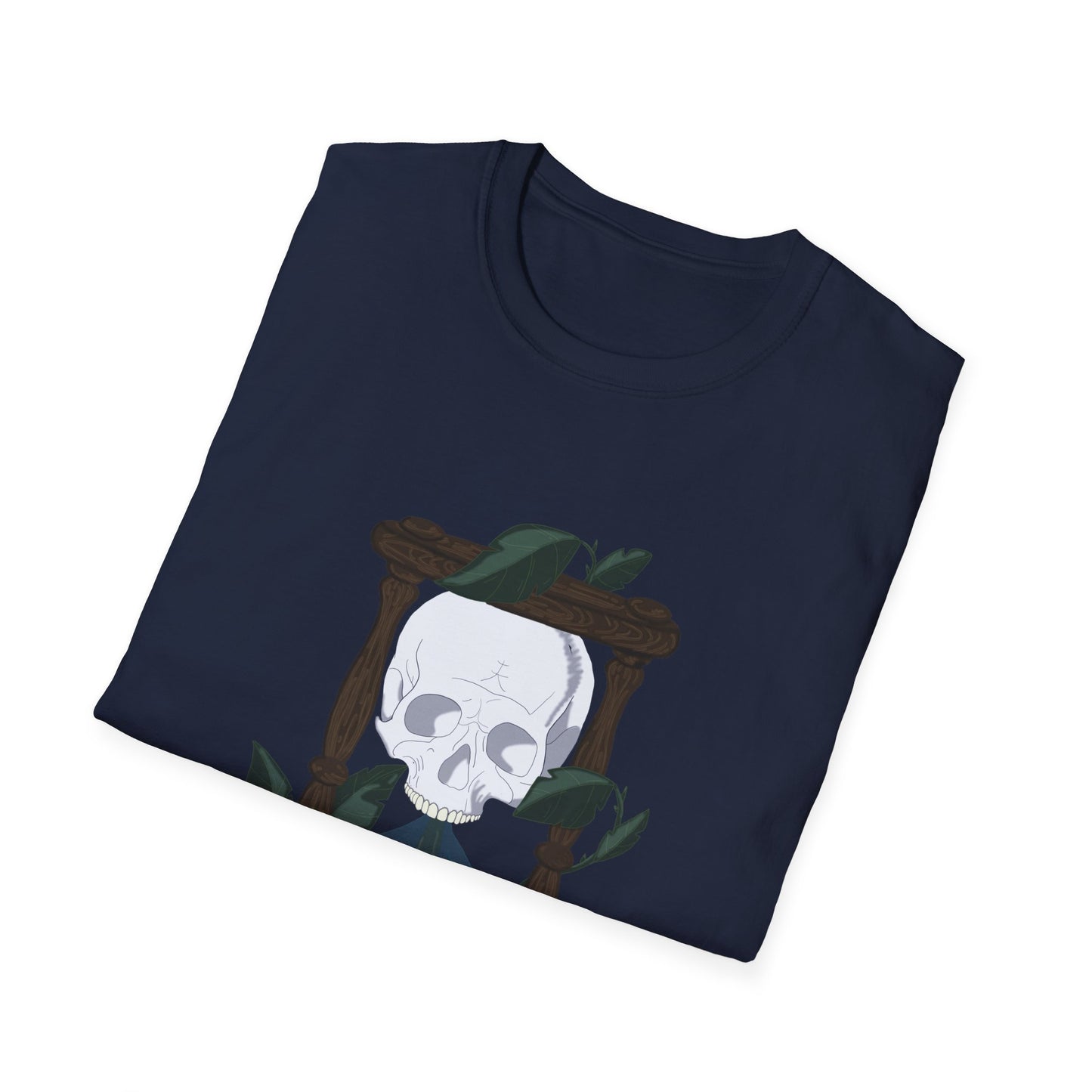 Skull and Hourglass Graphic T-Shirt