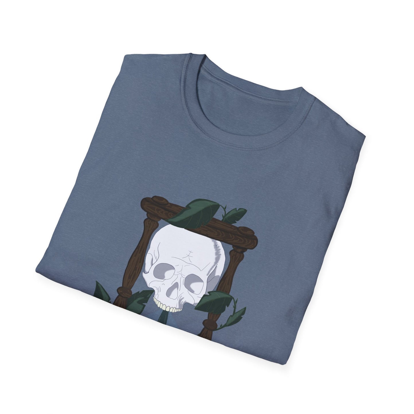 Skull and Hourglass Graphic T-Shirt