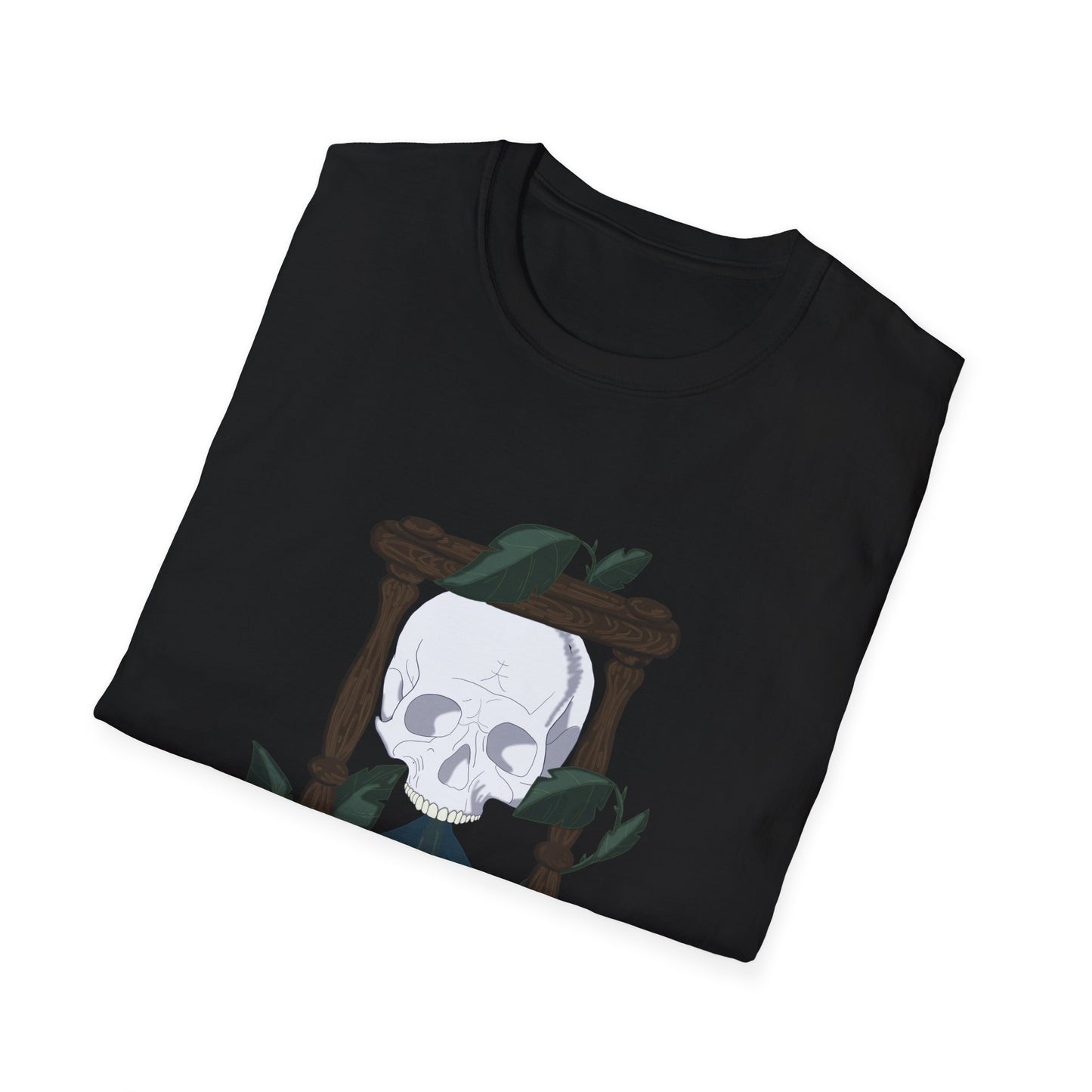 Skull and Hourglass Graphic T-Shirt