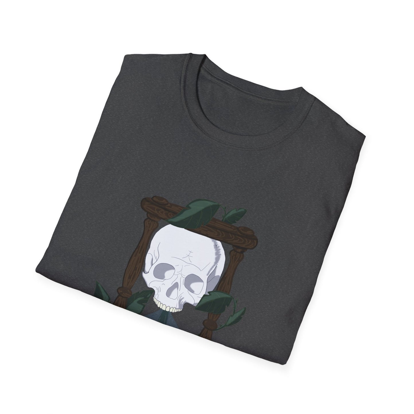 Skull and Hourglass Graphic T-Shirt