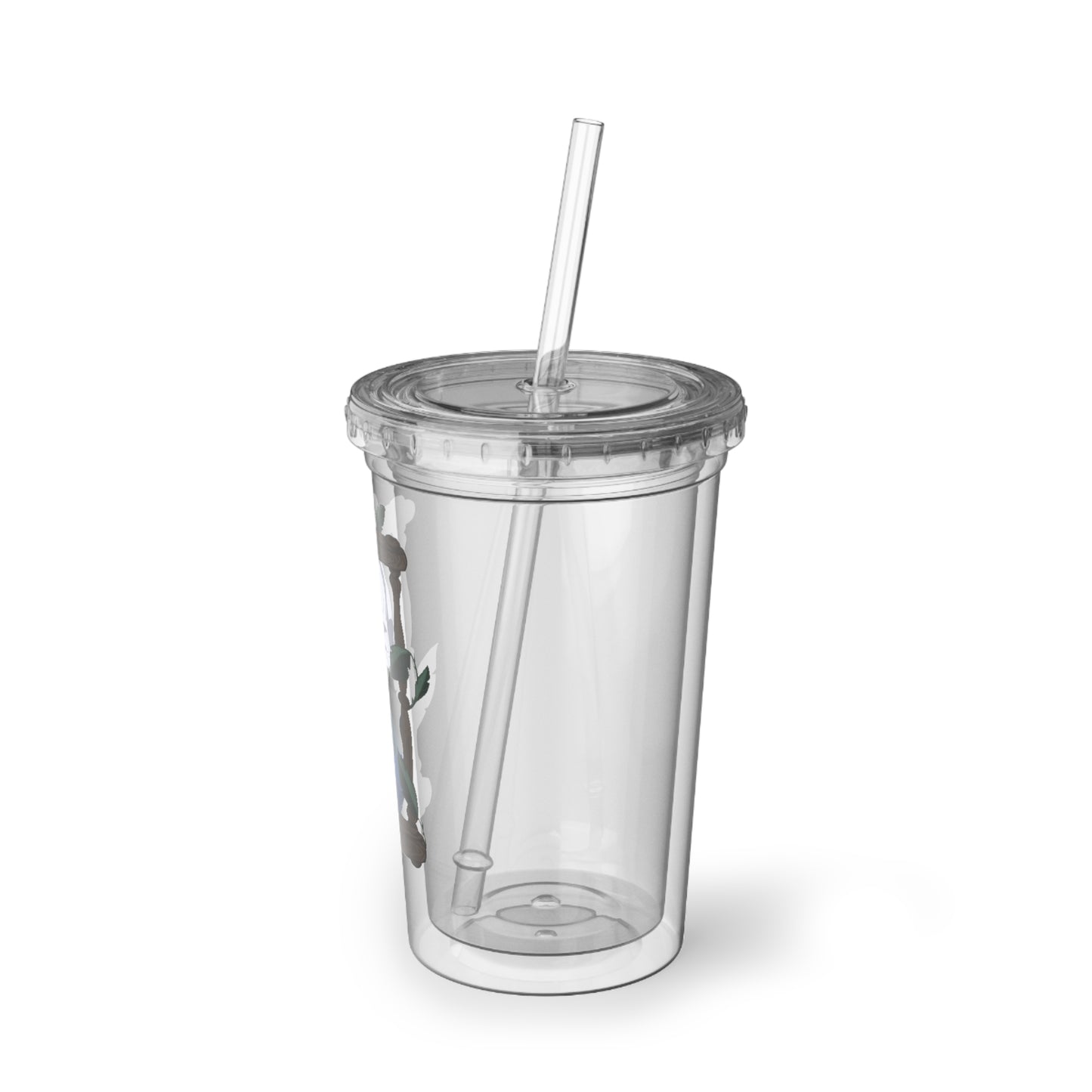 Suave Floral Acrylic Cup