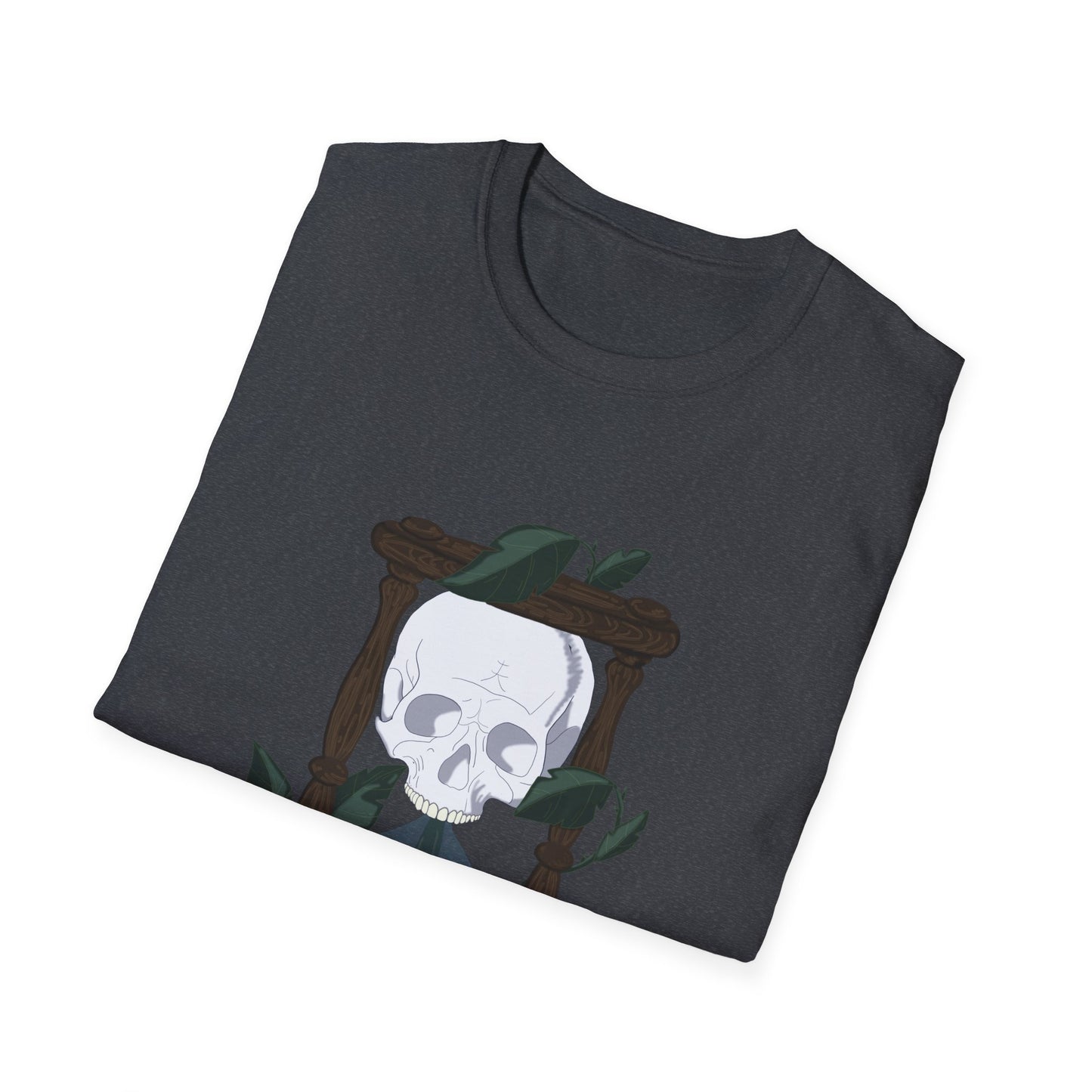 Skull and Hourglass Graphic T-Shirt