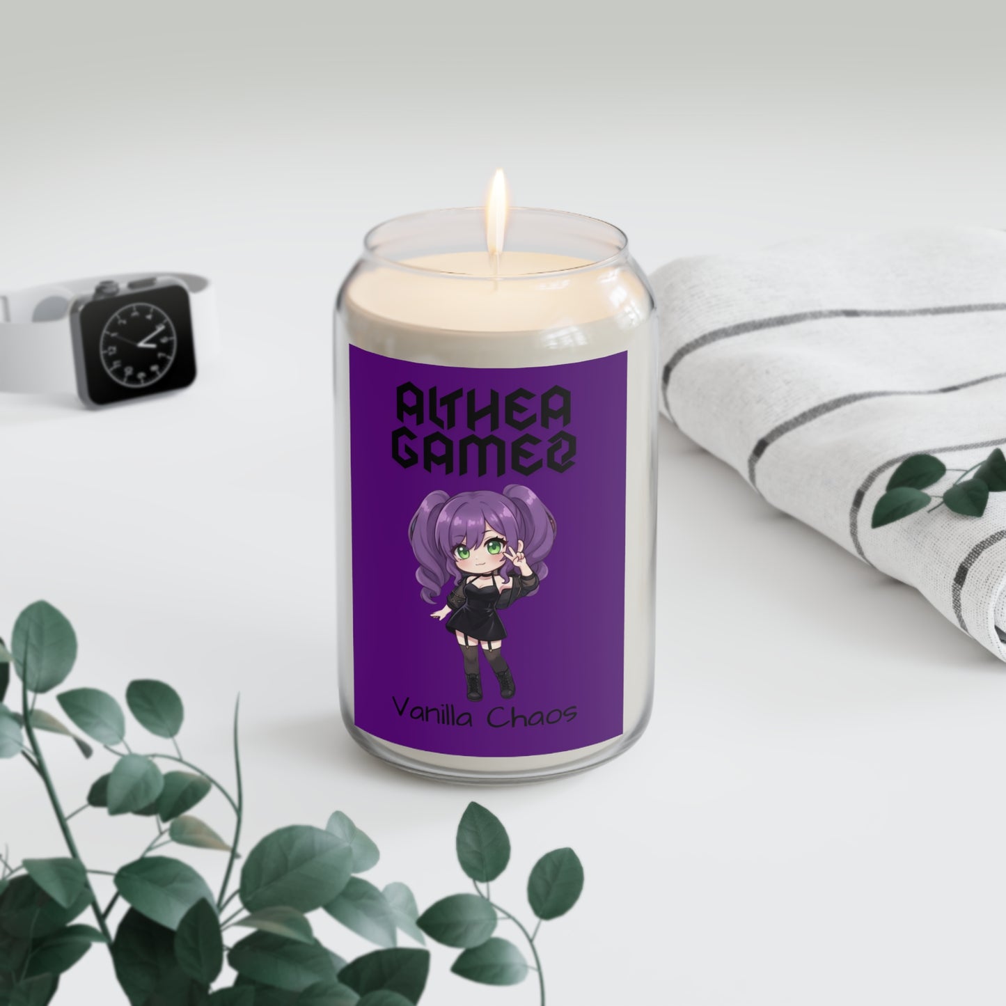 Althea Gamez Vanilla Chaos Soy Candle, 13.75oz
