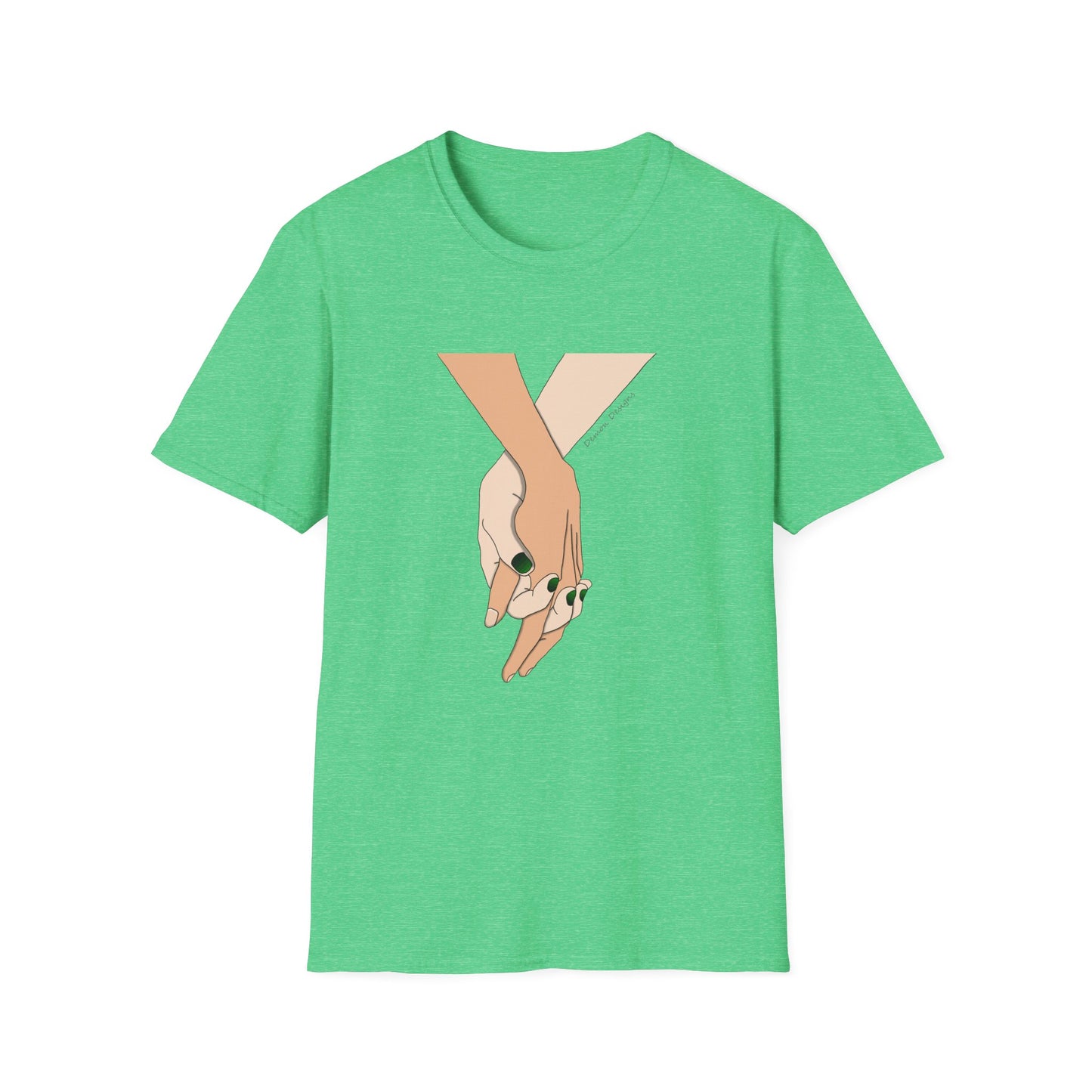 Hand Holding T-Shirt, Unisex Graphic Tee