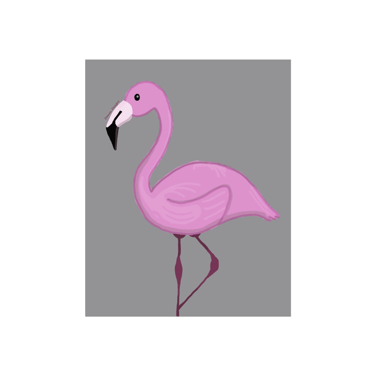 Charming Flamingo Fine Art Posters